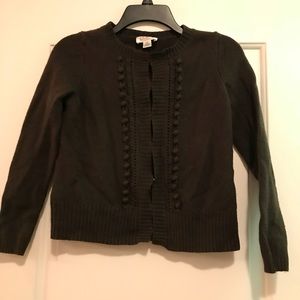 Chocolate brown Loft cardigan